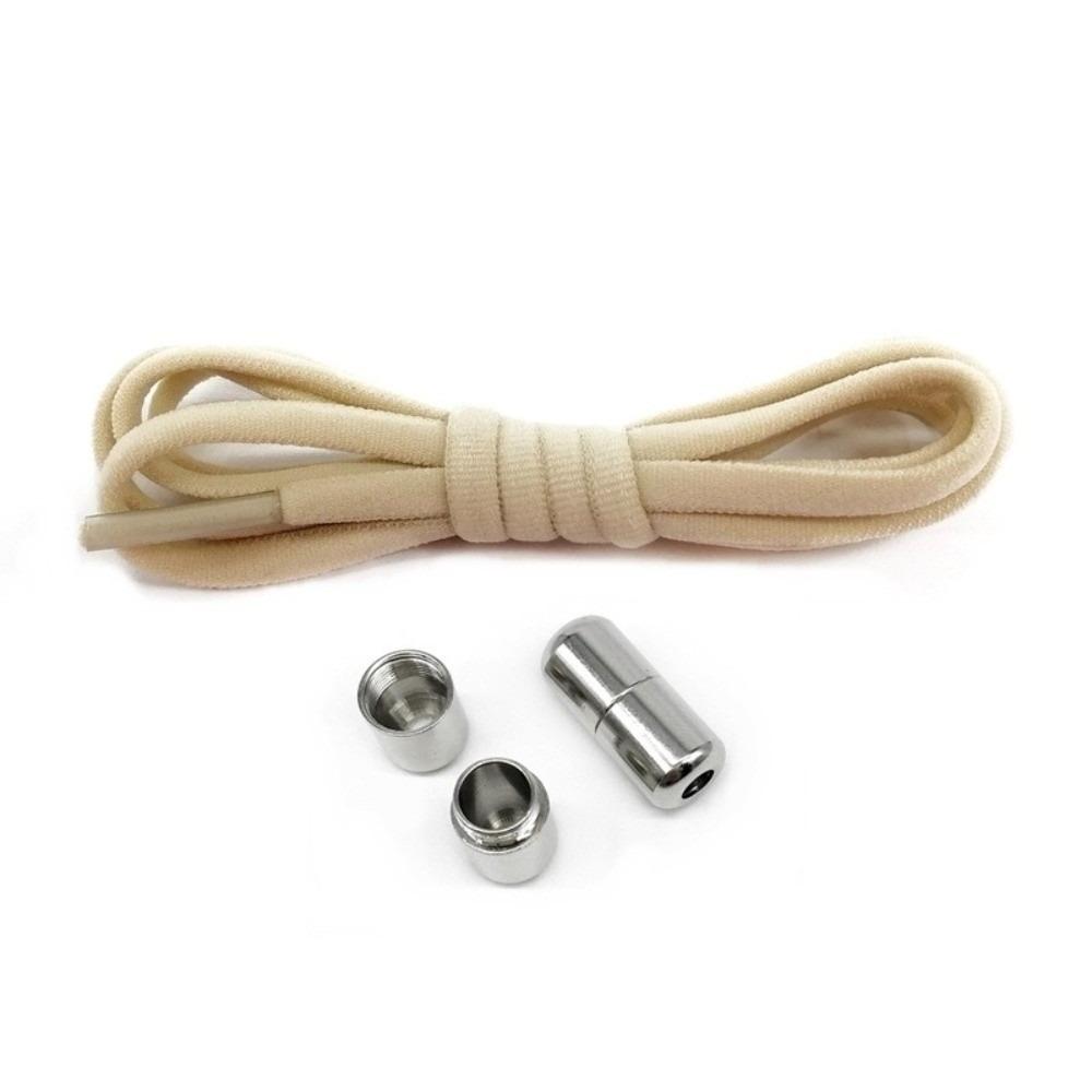 Easy Wear Semicircle No Tie Shoelaces Metal Lock Adjustable Lazy Laces Elastic One Size Fits All Shoe Rope Shoes Accessories