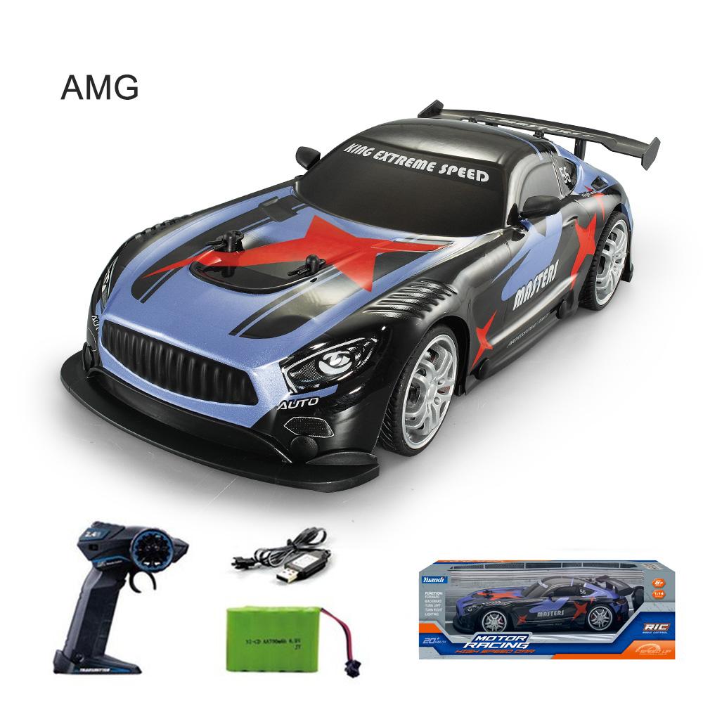 New 2.4G High Speed RC Vechicle Sport Trucks1:14 RC Car Cars Model 4-wheel Drive Remote Control Cars and Trucks Drift Racing Toys with Cool Led Light