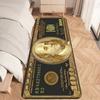 Hundred-Yuan US Dollar Corridor Carpet Soft Bedroom Bedside Rug Non-Slip Entrance Hall Mat Home Decoration