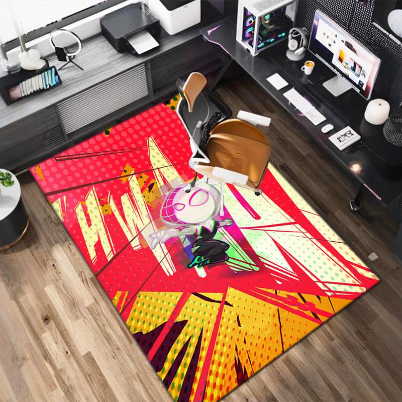 1PC Spider-Man Rug - home decoration Carpet For Living Room Bedroom Flooring Computer Chair Area Rug