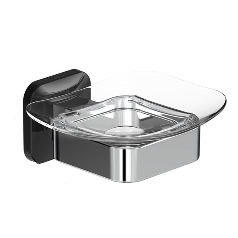 Soap Holder Not Drilling Needed SelfAdhesive Wall Mount Soap Dishes for Shower and Sink Organization