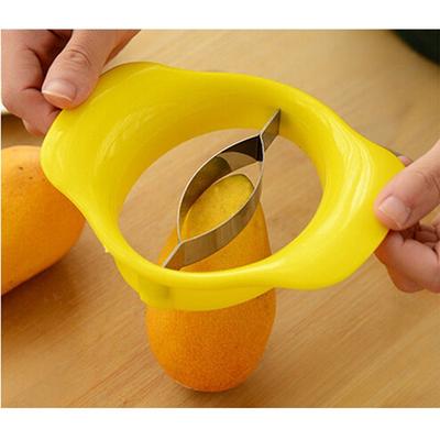 Easy Mango Corer Slicer Cutter Pitter Mango Core Pit Remover Peeler Küchenzubehör