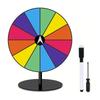 Heavy Type Rotating Prizes Wheel Game Reusable Colorful Game Wheel with Durability Metal Base For Kids Adults