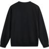 Li Ning Comfortable Casual Simple Loose Letter Print Sweatshirt Men tops Black AWDV243-3