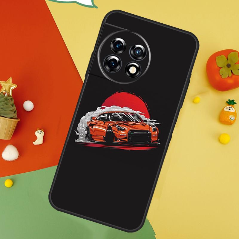 Japan JDM Car For OnePlus 11 12 8 9 10 Pro 8T 9R 10R 10T Case For OnePlus Nord 2 2T CE 3 Lite N100 N200