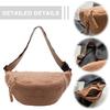 Fleece Sherpa Crossbody Bags for Women Small Size Fanny Pack Winter Plush Waist Bag Cute Bum Hip Waist Pack Waist Bum Bag Pack