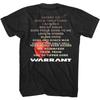 Warrant Cherry Pie Album Cover Art Waitress Men's T Shirt Rock Band Tour Merch High-end Luxury Is for Both Men and Women Top Y2k
