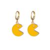 Smiley Alloy Womens Face Earrings Plated Cartoon Design Stylish Jewelry