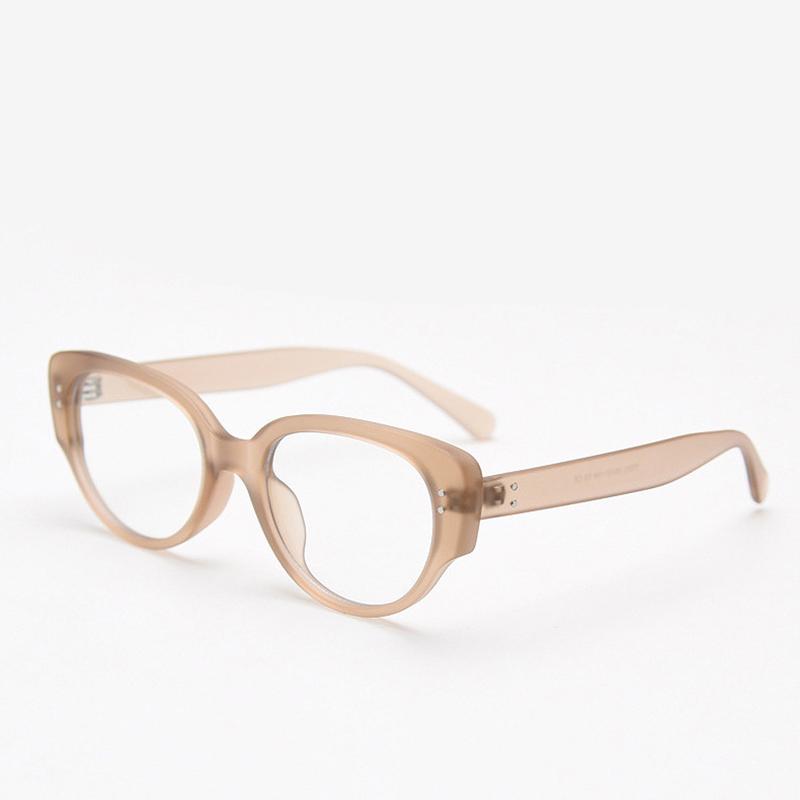 2024 Fashion Unisex Cat Eye Plain Glasses for Men Women Pc Frame Glasses for Party Eyeglasses Metal Studs Square Frame Eyewear