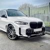 For 2024+ BMW X5 G05 X6 G06 M Sport LCI 30d 40i M60i front bumper lip splitter diffuser spoiler ABS gloss black body kit