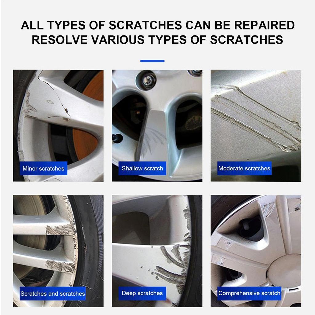 Wheel Scratch Remover, Wheel Repair Kit, Aluminum Wheel Gully Scratch Repair, Car Wheel Scratch