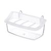 Birdcage Feeder Spill-Proof Cage Bird Feeder With Hook Clear Compartment Dispenser Cage Parrot Feeder Tray Water Bowl Feeder