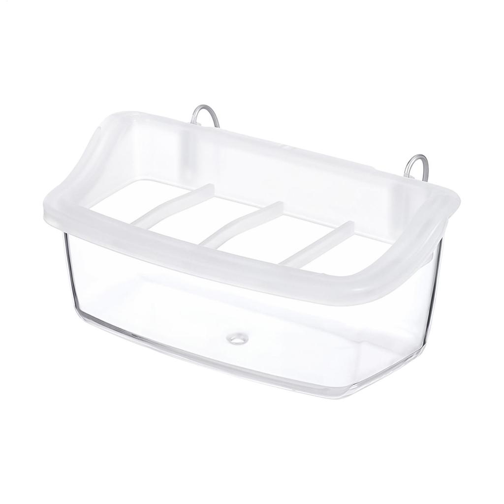 Birdcage Feeder Spill-Proof Cage Bird Feeder With Hook Clear Compartment Dispenser Cage Parrot Feeder Tray Water Bowl Feeder