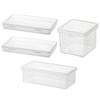 Refrigerator Storage Box with Lid Food Grade Transparent Frozing Meat Box Large Capacity Multi-function Vegetable Fruit Food Preservation Container
