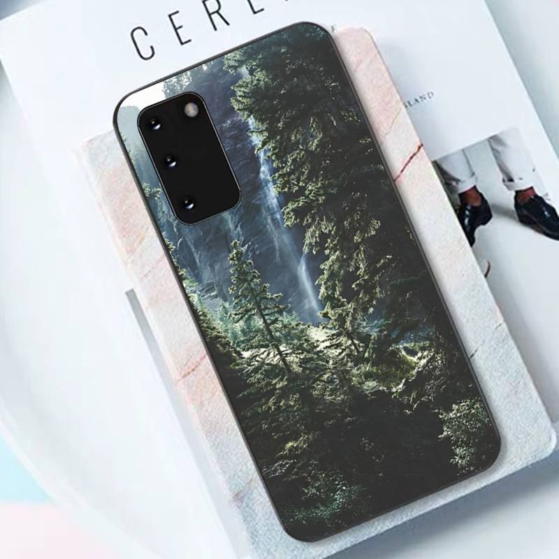 Mountain Forest Phone Case for Samsung S10 21 20 9 8 Plus Lite S20 UlTRA 7edge