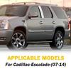 Fits 2007-2014 Cadillac Escalade/ESV/EXT SUV 4pcs Chrome Pillar Posts Door Trims