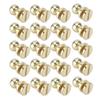 20set Brass Rivets Abrasion Resistance Imitation Gold Luggage Hardware Accessories for Craft