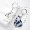 Wooden Otter Couple Keychain Pendant - Valentine's Gift for Partners and Friends