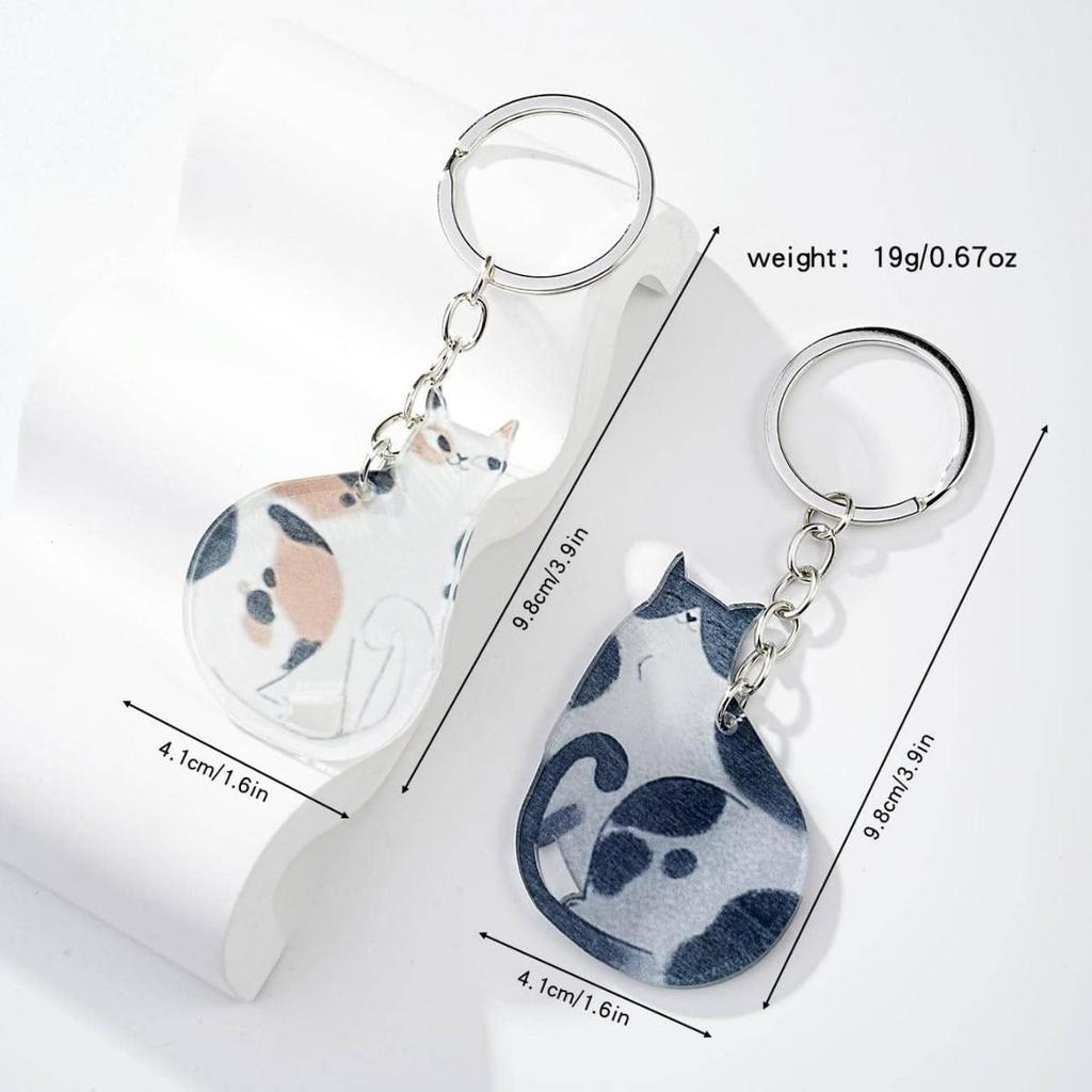 Wooden Otter Couple Keychain Pendant - Valentine's Gift for Partners and Friends