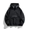 Suspense Jacket Spring and Autumn New Loose and Handsome Outdoor Windproof Semi-zipper Hooded Jacket