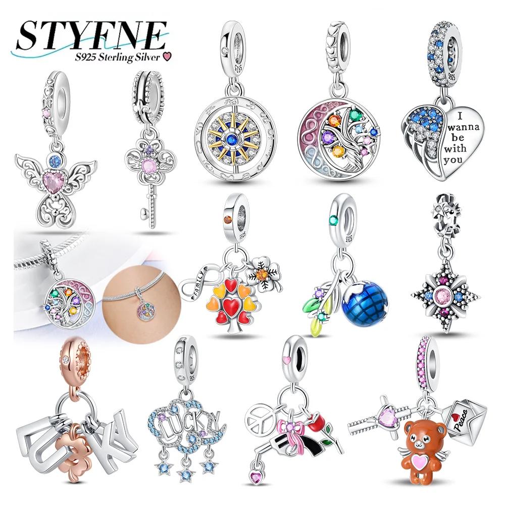 Stylish Charms Originales Tree Of Life Classic Key Beads For Charms Copper Bracelet Jewellery Crafting Women'S Gift