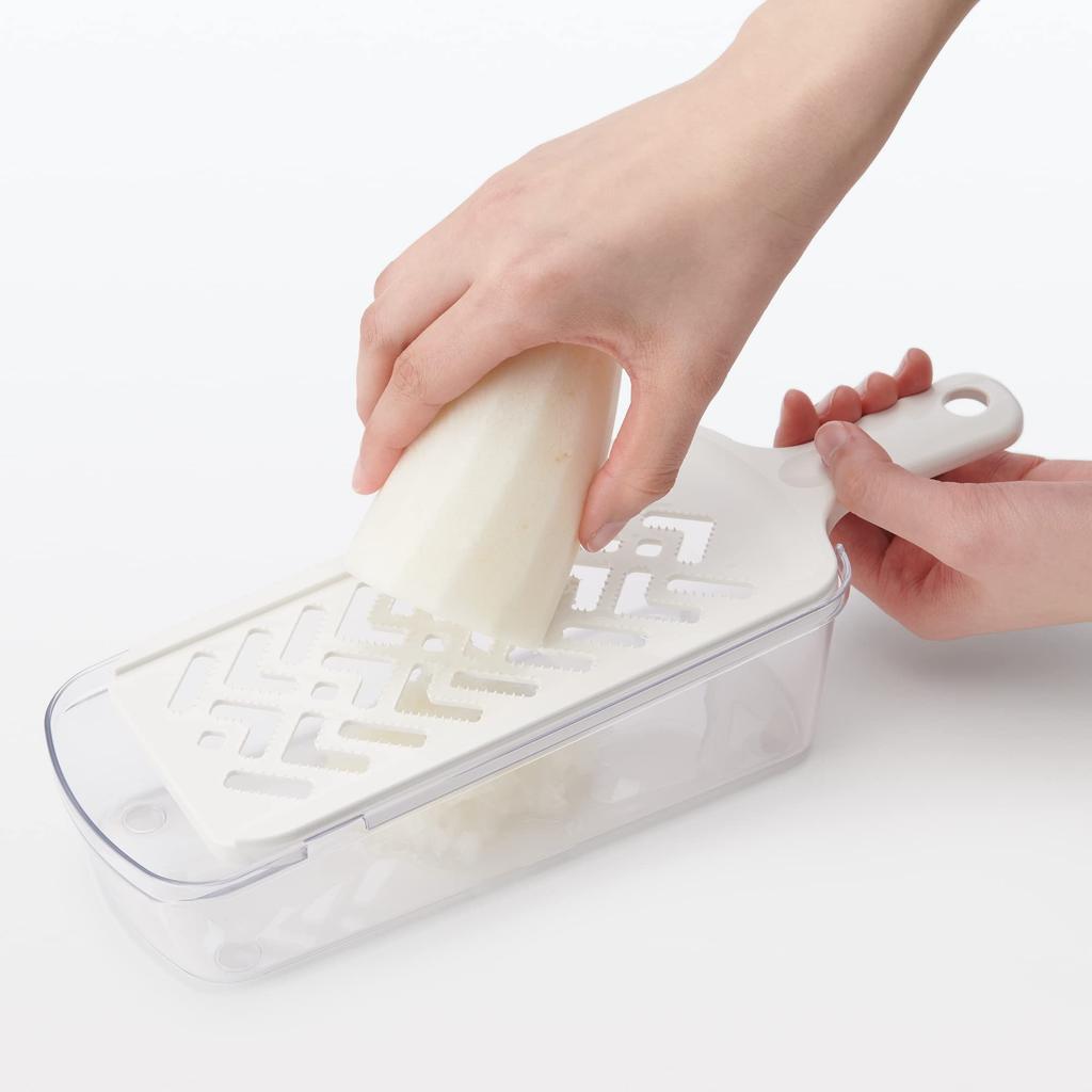 MUJI Light Width x Depth x Height with Product 44314333 Grater, 9.5 29.5 6.4cm, tray, Code
