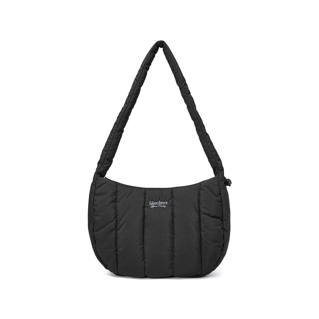 New Skechers Fabric Cloud Bag, Shoulder Bag, Crossbody Bag Regular Unisex Carbon Black L424U016-0018
