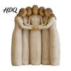 Accenti Decorativi per Davanzale Statuetta in Legno Sorellanza Scultura di Amicizia Artigianale per Soggiorno Statuette Finemente Intagliate Tavolino da Camera da Letto