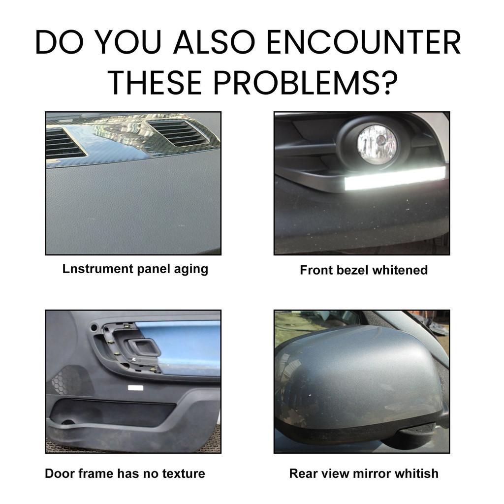 Homonth Automotive Kunststoff-Renovierungsspray für Innenraumsitz- und Dekorreinigung