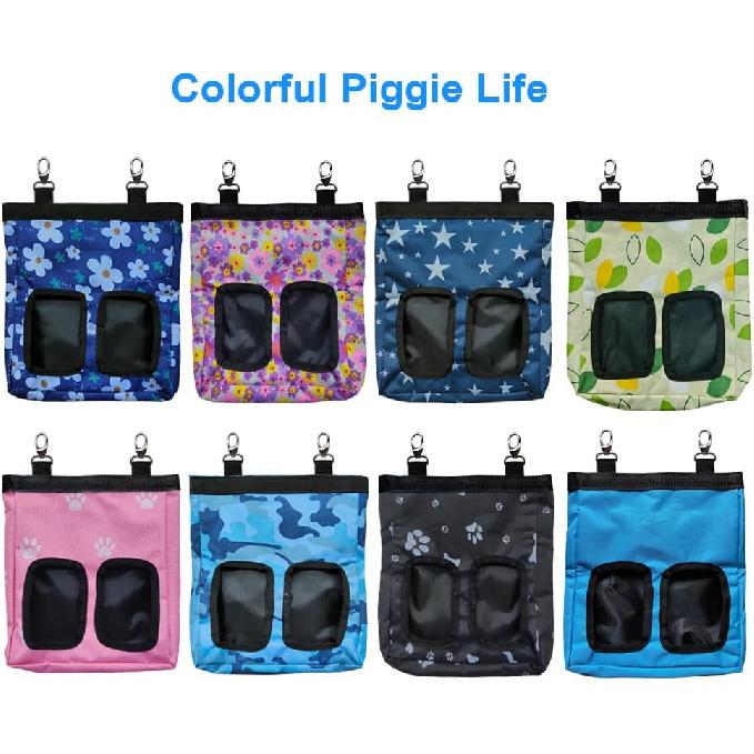 Hanging Hay Feeder Bag for Guinea Pigs, Bunnies, Chinchillas. Stars