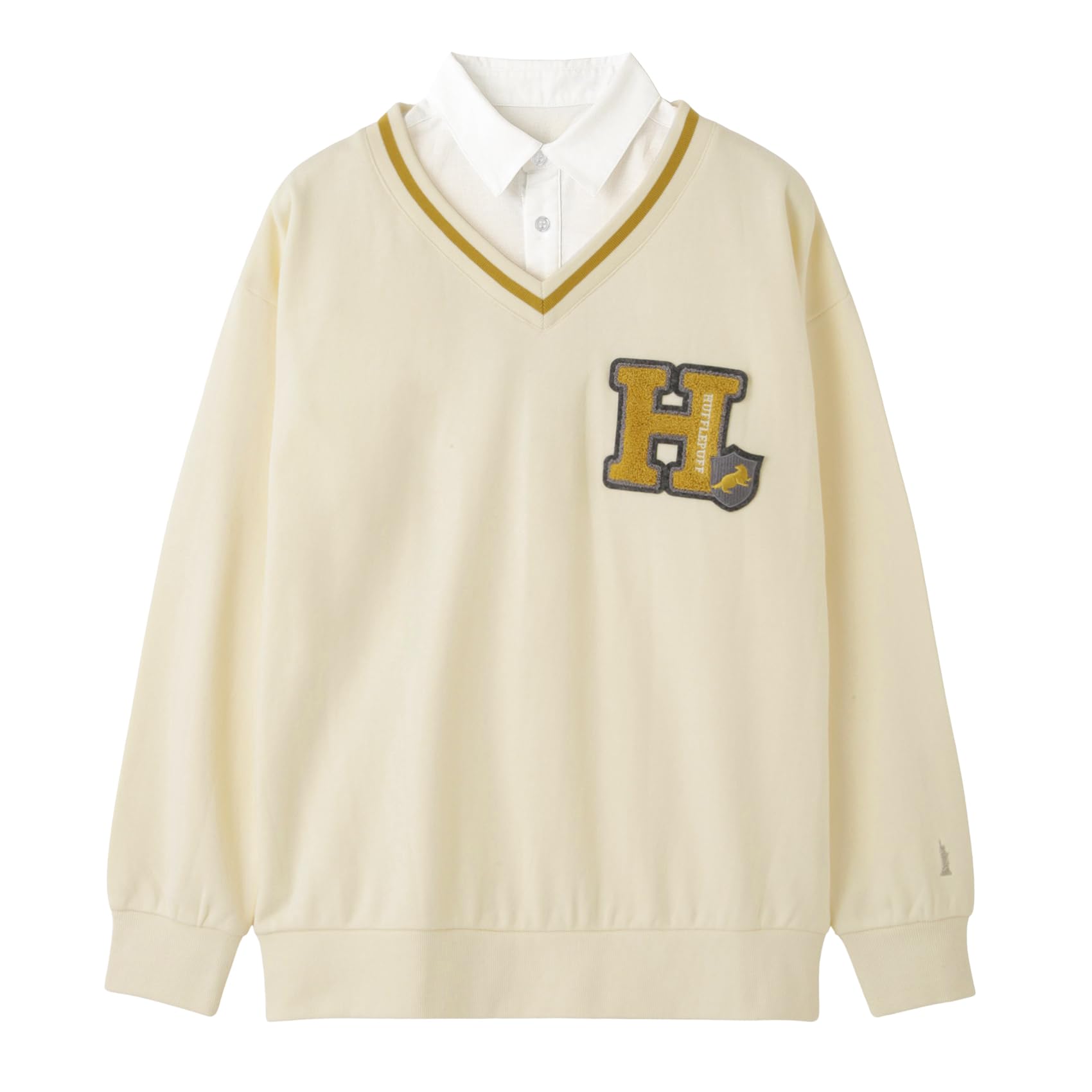 Толстовка Хаффлпафф с воротником, размер 11(Гарри Поттер)5312422 (239)