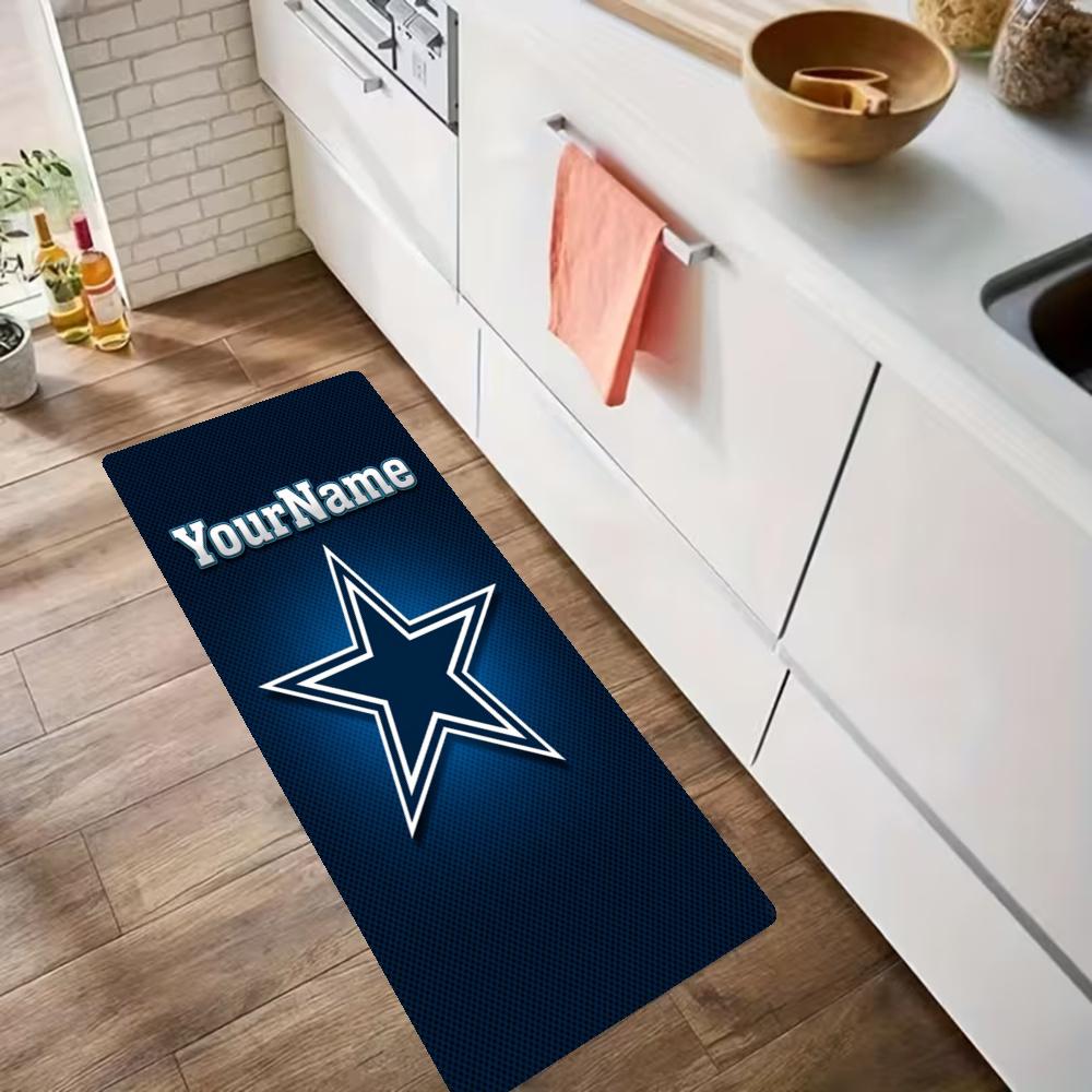 Dallas Customize Your Name Kitchen Rug Runner Rug Laundry Mat Hallway Entryway The Best Gift Choice