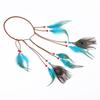 Intricate Beadwork Bohemian Tassel Headband Tribal Feather Hair Extensions  Themed Photoshoot Props