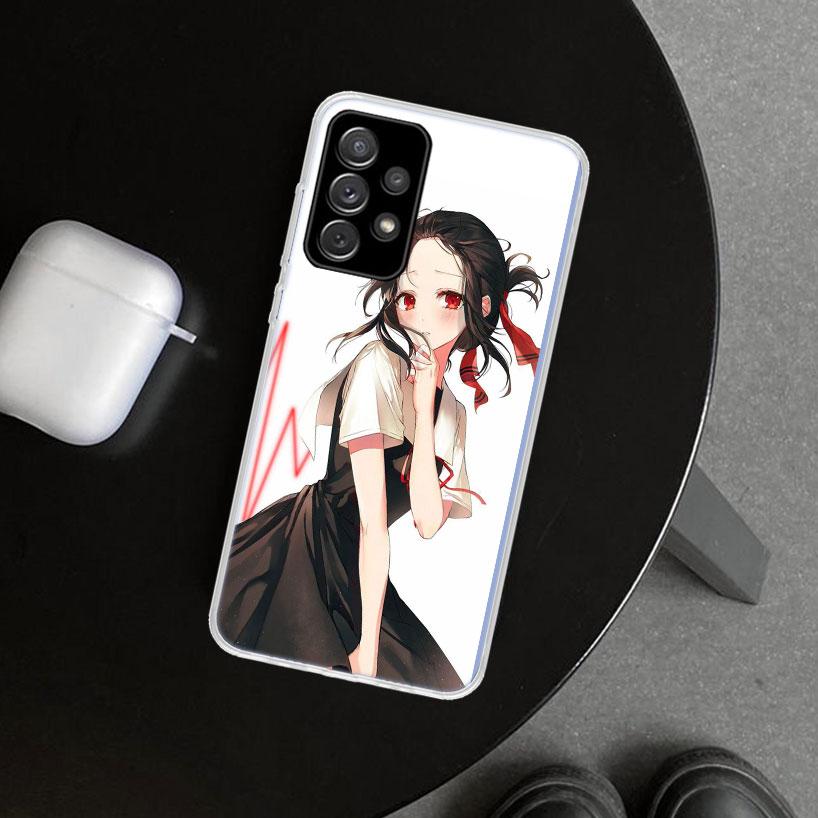 Kaguya Sama Shinomiya Phone Case Cover for Samsung Galaxy A12 A22 A32 A52 A72 A02S A51 A50S A31 A20S A10S Note 20 Ultra 10 Plus