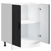Vidaxl Base Kitchen Cabinet, Porto, Black, Wood-based Material