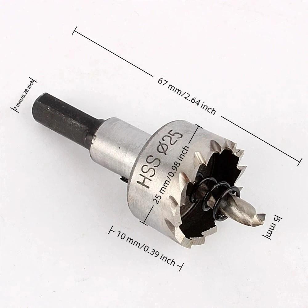 HSS 4341 Hole Saw Cutter 20mm Diameter Metal Drill Bit Heavy Duty Hole Saw For Wood Drilling