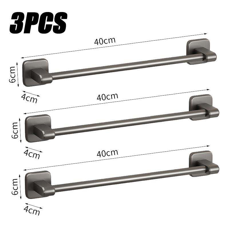 Koupelnový věšák na ručníky Nerezový věšák na ručníky Stojan na pantofle Věšák na ručníky bez vrtání Koupelnová police Organizér Kuchyňské úložné regály