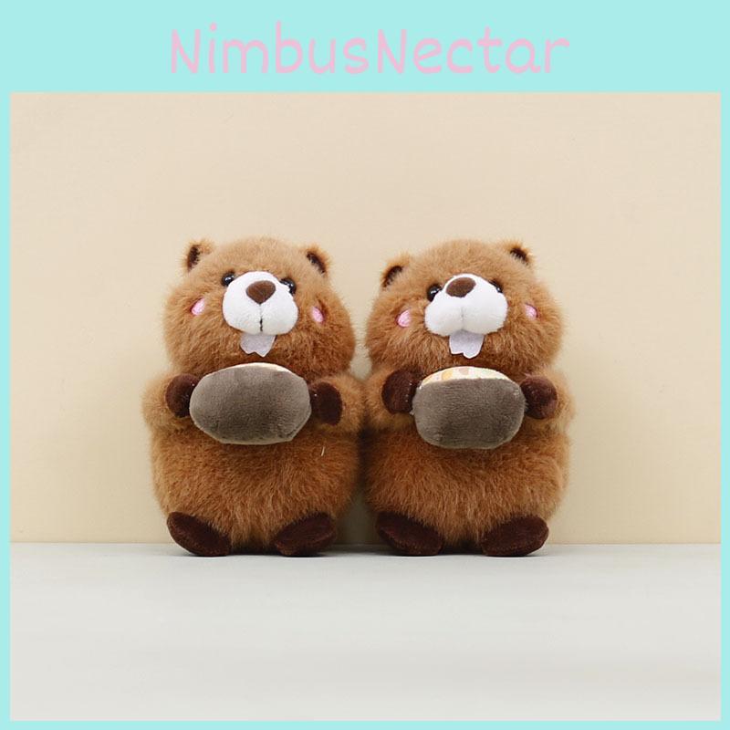 Marmoset Cartoon Plush Pendant For Kids Children Bag Charm Gift Animal Keychain