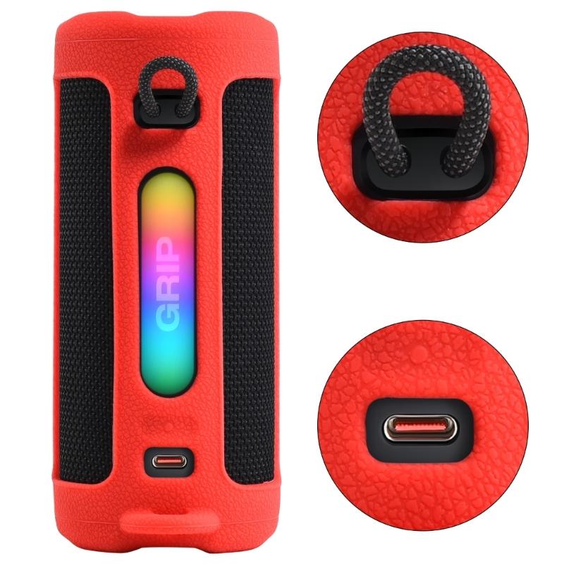 Shockproof Silicone Protective Cover For GRIP Portable Speaker With Comfortable Shoulder Strap Storage Bag Replacement