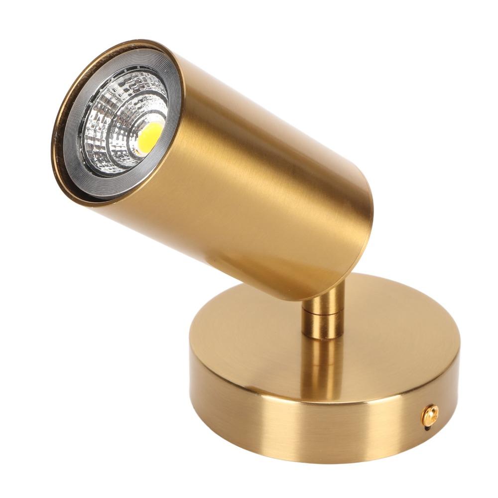 3000K Warm Light Wall Lamp 7W LED Wall Sconce Modern Ceiling Spotlight Fixture Hotel