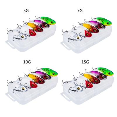 5Pcs Metal Jig Spoon Lure Crankbait Artificial Hard Baits Wobbler Trolling Swimbait Fishing Accessory Easy To Use