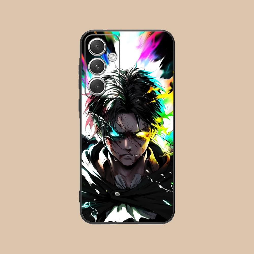 AOT Eren Mobile Cell Phone Case for Samsung Galaxy S25 S24 S23 S22 S21 S20 Note20 Plus FE Ultra Colour Protective Luxury Cover