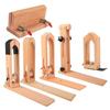 Clips de reținere pentru meșteșuguri din piele Instrument manual DIY Clamă de masă pentru șireturi Cusături Clamă de cal Lemn Unelte de cusut Leathercraft