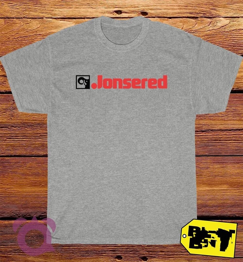 

2025 New Jonsered Logo Printed Unisex Street Fashion Trend Short Sleeved Pure Cotton Round Neck 3XL