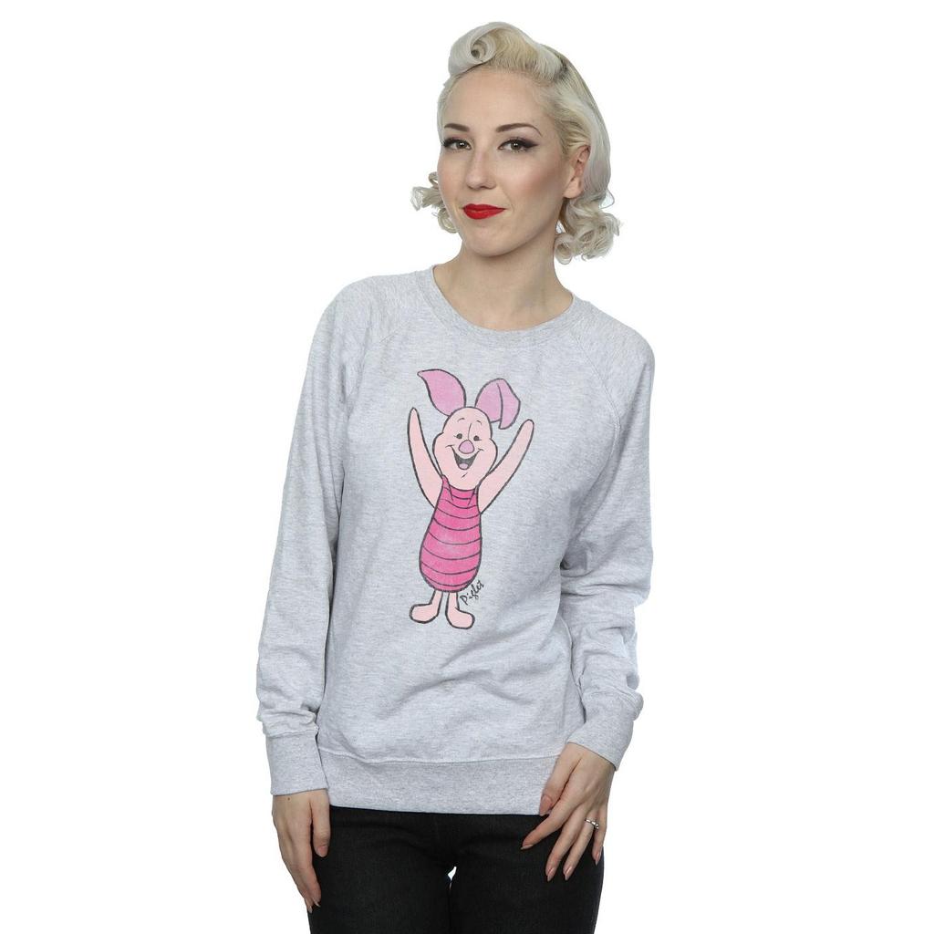 Winnie the Pooh Damen/Damen Piglet Heather Sweatshirt
