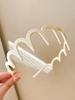 2024 High Elasticity Wave Headband for Women - Stylish Bangs & Summer Face Washing Hair Accessory