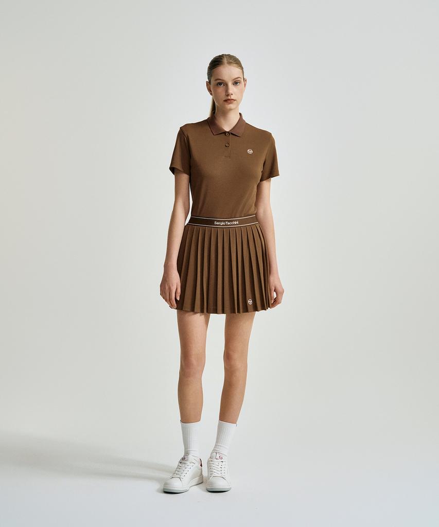 SERGIO TACCHINI W Tacchini Flying Skirt (Brown)