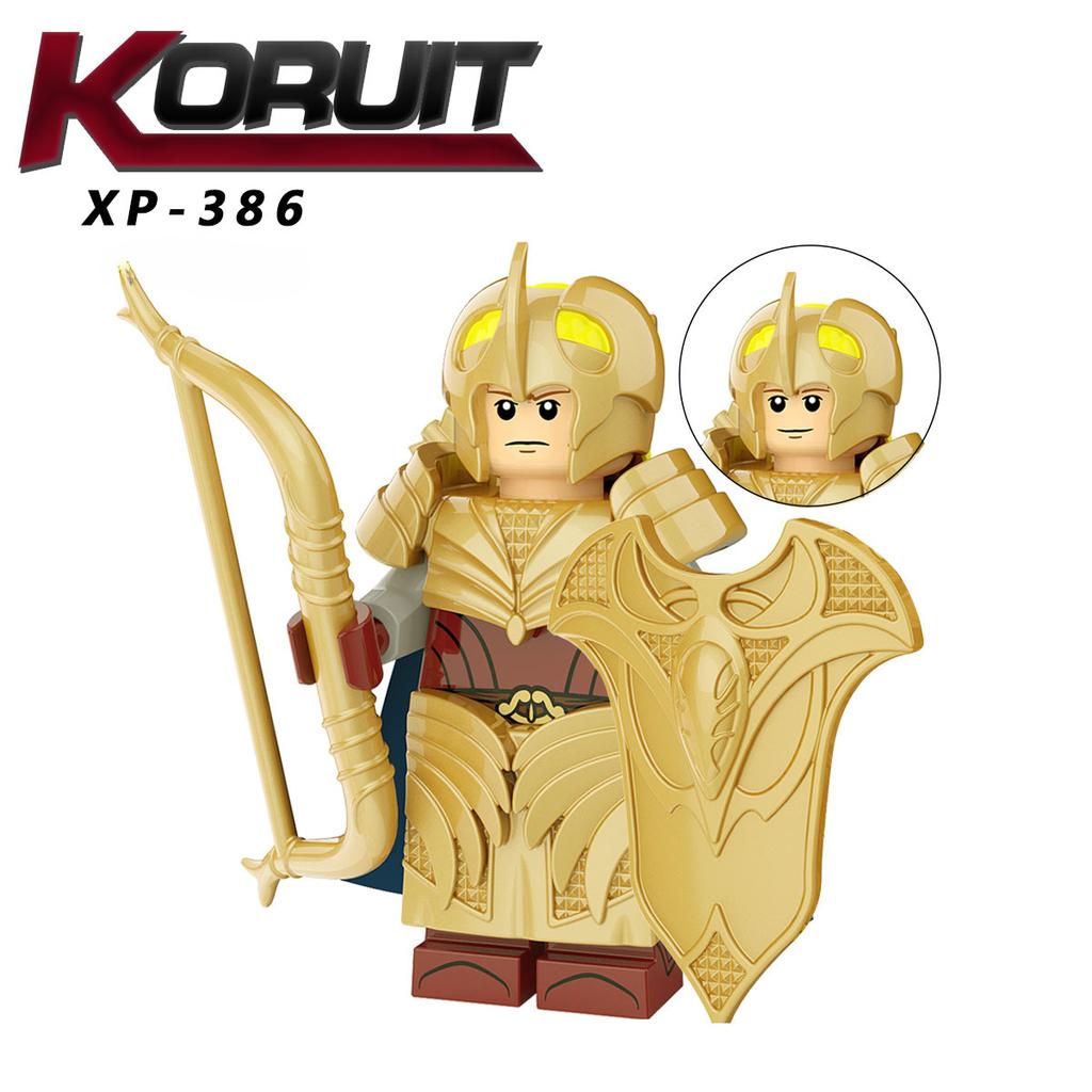 KT1050 Soldado Medieval Guarda Arqueiro Brinquedo de Bloco de Construção Infantil XP381-388