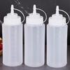 PE-Kunststoff-Quetschflaschen für Saucen (5er-Pack, 450ML)