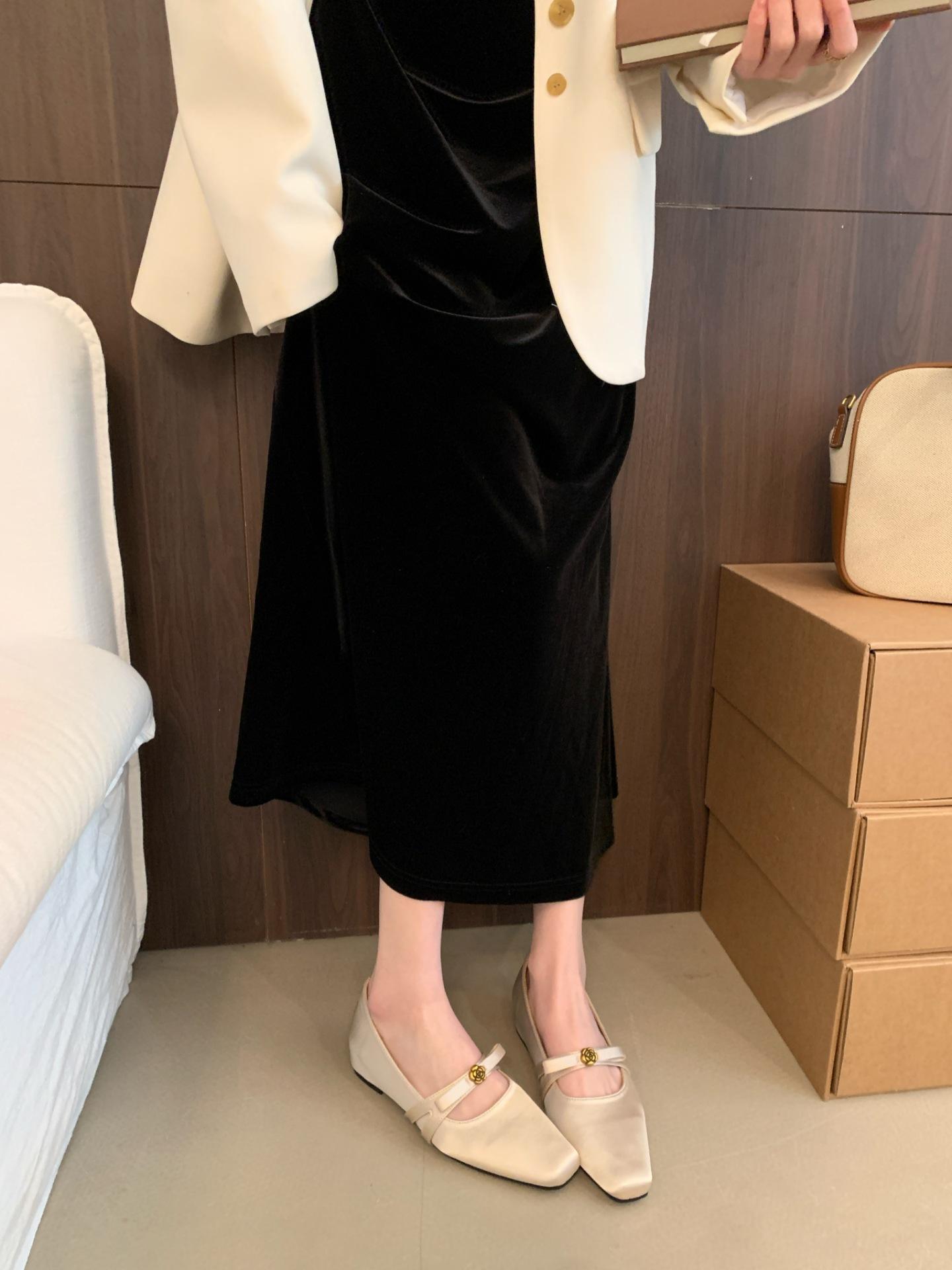 Women s Satin Bowknot French Style Office Comfortable Pumps - Fashionable Footwear 35